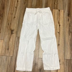 White Linen Pants